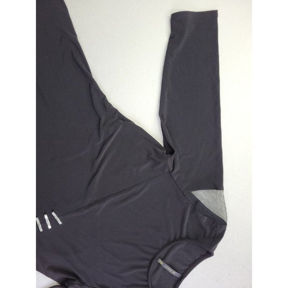 IC Connie K Women's S Black Tunic Silver Faux Clips 3/4 Sleeves Mesh Lagenlook - Picture 4 of 11